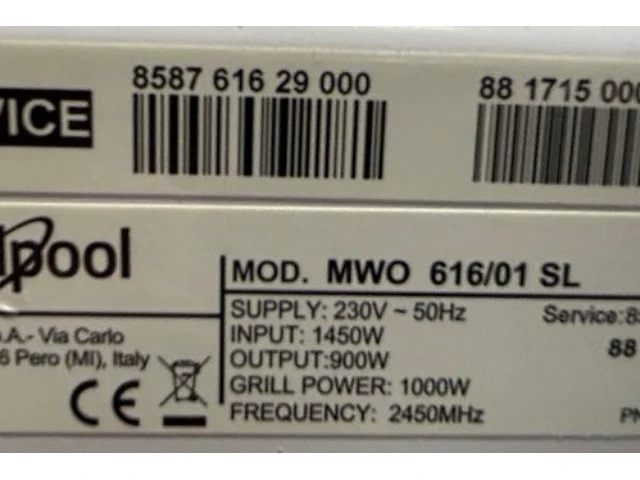 Microgolf whirlpool - afbeelding 3 van  3