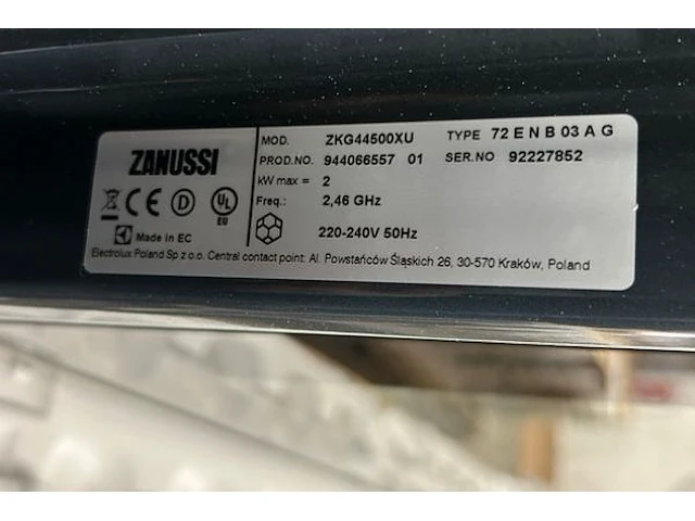 Microgolf zanussi - afbeelding 7 van  8