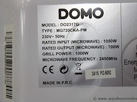 Microgolfoven domo, do2317g, werking niet gekend - afbeelding 2 van  2