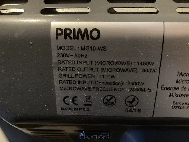 Microgolfoven fabr primo - afbeelding 4 van  4