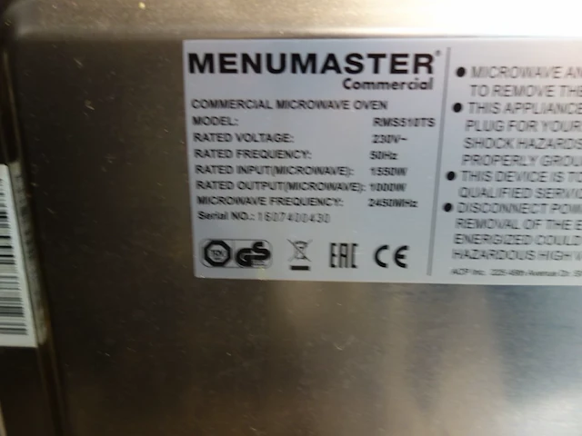 Microgolfoven menumaster - afbeelding 4 van  4