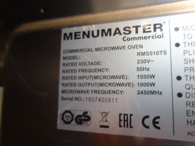 Microgolfoven menumaster - afbeelding 3 van  3