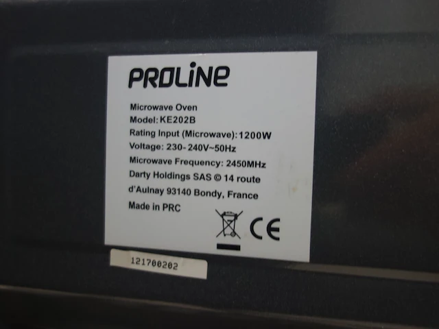 Microgolfoven proline - afbeelding 3 van  3