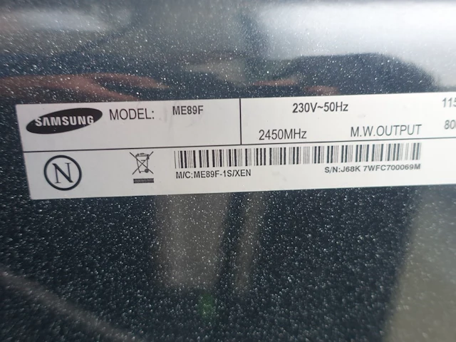 Microgolfoven samsung - afbeelding 5 van  5