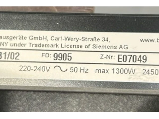 Microgolfoven siemens - afbeelding 6 van  8
