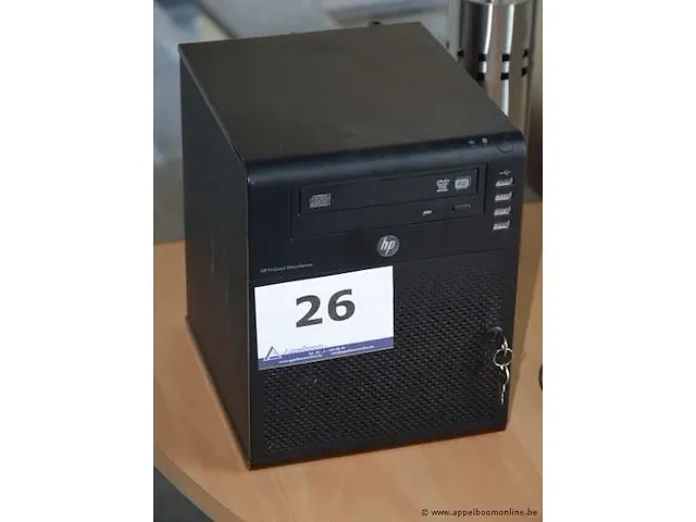 Microserver hp, proliant, paswoord niet gekend, zonder kabels - afbeelding 1 van  2