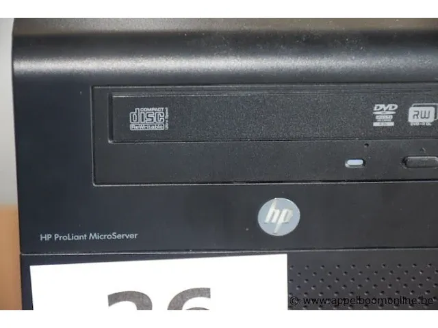 Microserver hp, proliant, paswoord niet gekend, zonder kabels - afbeelding 2 van  2