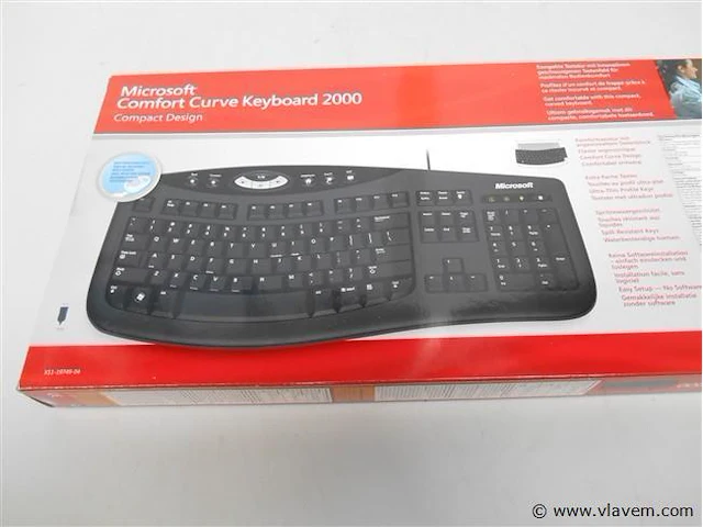 Microsoft comfort curve keyboard - afbeelding 2 van  2