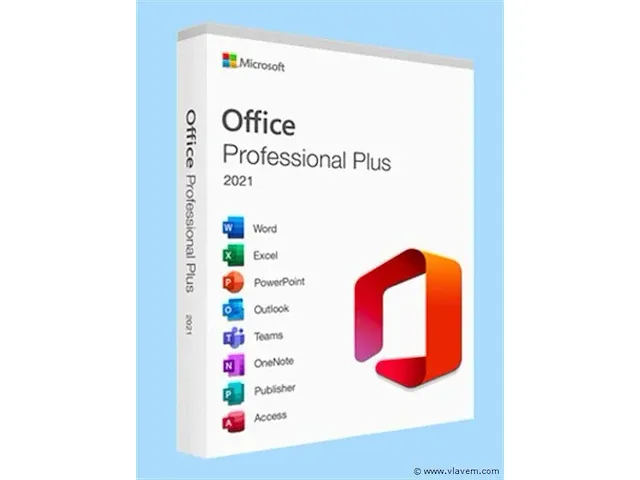 Microsoft office 2021 windows cursus + software licentie - afbeelding 1 van  1