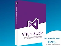 Microsoft visual studio professional 2022 cursus + software