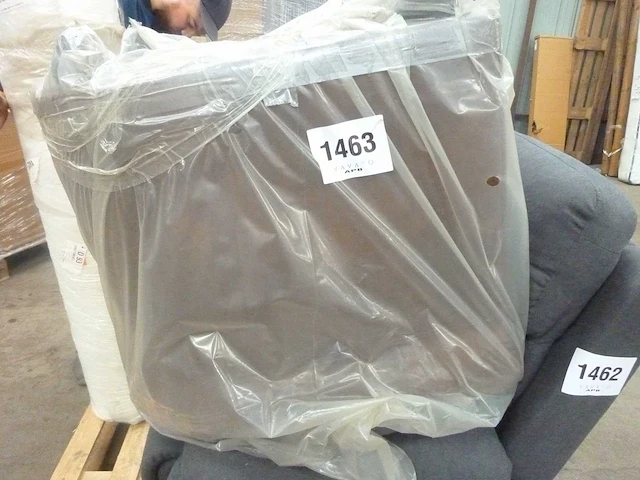 Microvezel fauteuil met verouderde lederlook - afbeelding 8 van  16