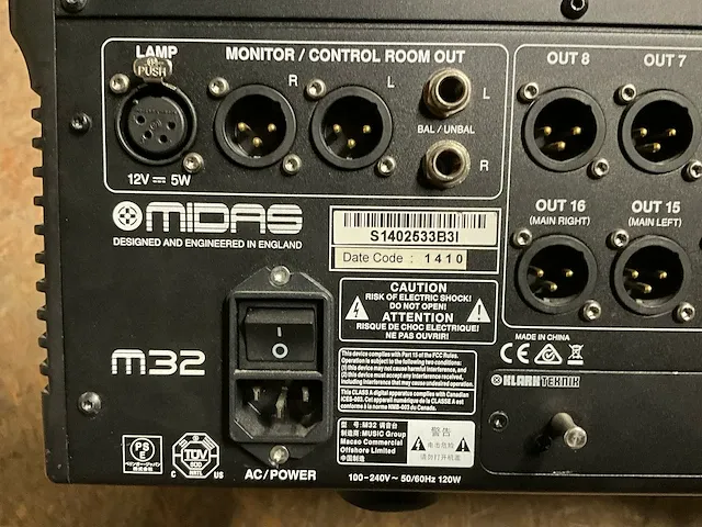 Midas - m32 live - digital mixing console - afbeelding 4 van  5