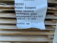 Midden europees grenen - overhangend rabatdeel 5000x145x18mm (168x) - afbeelding 7 van  8
