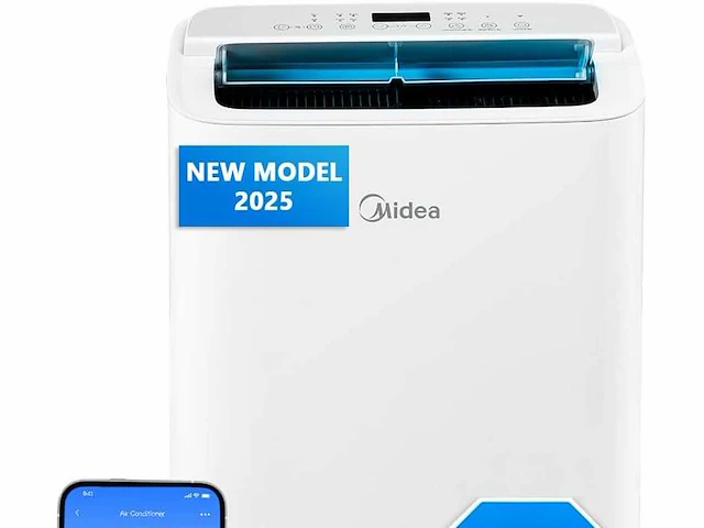 Midea 12000 btu stille mobiele airconditioner met uitlaat - afbeelding 1 van  9