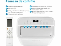 Midea 12000 btu stille mobiele airconditioner met uitlaat - afbeelding 9 van  9
