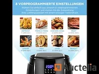 Midea friteuse olievrij 4l, airfryer 1500w, 8 voorprogramma's - afbeelding 5 van  6