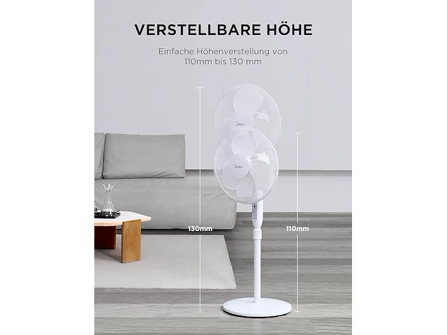 Midea staande ventilator - afbeelding 2 van  3