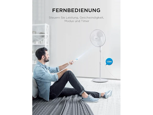 Midea staande ventilator - afbeelding 3 van  3