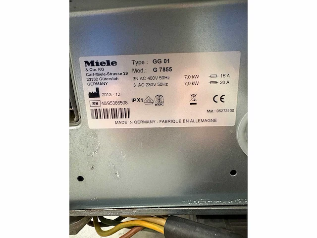 Miele - gg 01 - vaatwasser - afbeelding 6 van  8