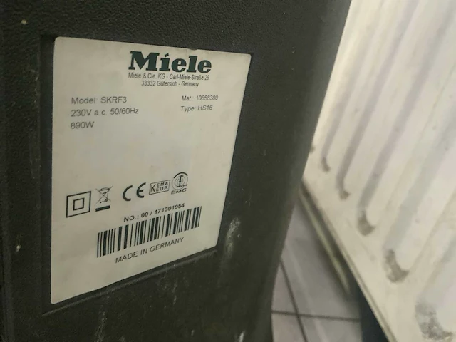 Miele blizzart cx1 skrf3 stofzuigers - afbeelding 4 van  4