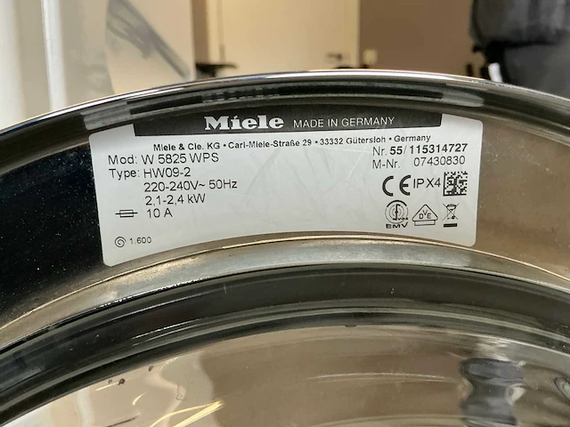 Miele softtronic w 5825 wasmachine - afbeelding 7 van  10