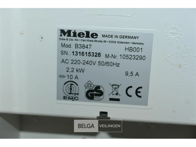 Miele stroomstrijksysteem - afbeelding 5 van  7