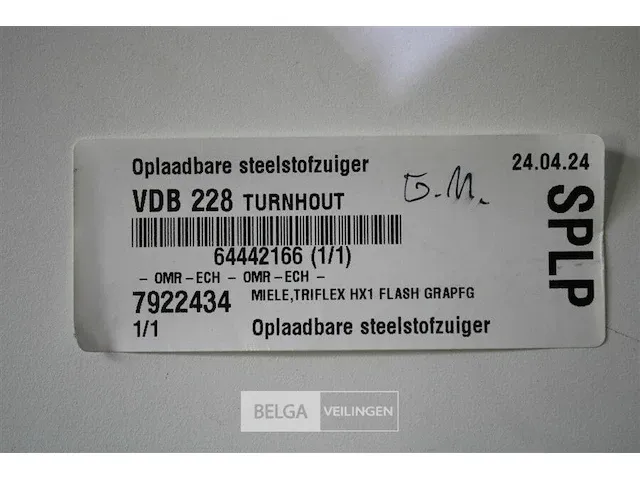 Miele triflex hx1 flash grapfg oplaadbare steelstofzuiger - afbeelding 5 van  6