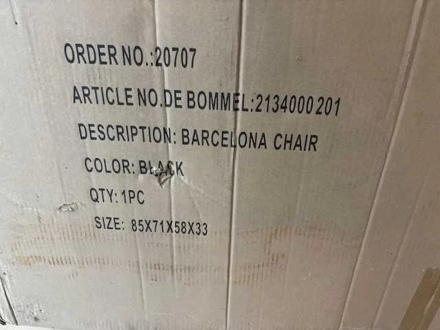 Mies van de rohe barcelona - barcelona - fauteuil (2x) - afbeelding 4 van  4