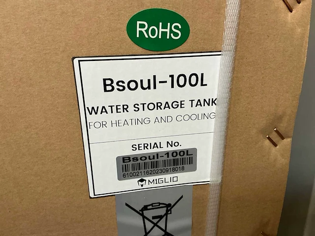 Miglio bsoul 100l centrale verwarming buffervat - afbeelding 4 van  4