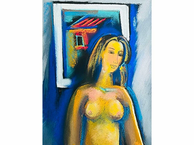 Mikhail ashkotov - naakt - pastel - afbeelding 2 van  8
