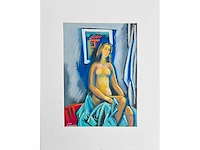 Mikhail ashkotov - naakt - pastel - afbeelding 3 van  8