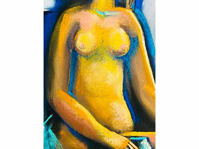 Mikhail ashkotov - naakt - pastel - afbeelding 7 van  8