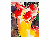 Mikhail kukolev - naakt - aquarel - afbeelding 5 van  7
