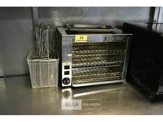 Milan toaster 3 niveau's & ca. 12 croque tangen - afbeelding 1 van  2