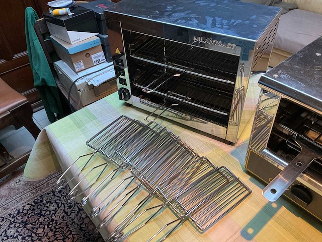 Milantoast en rollergrill grillovens (2x) - afbeelding 3 van  4