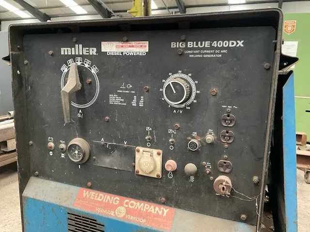 Miller big blue 400dx diesel lasgroep - afbeelding 6 van  9