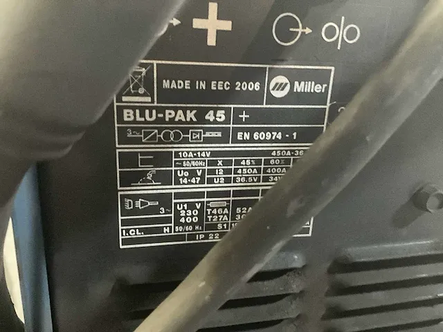 Miller blu-pak 45 lasapparaat - afbeelding 6 van  6