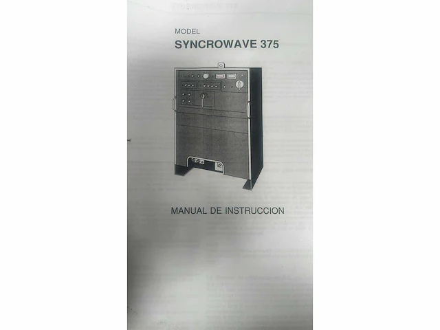 Miller syncrowave 375 laspost - afbeelding 3 van  7