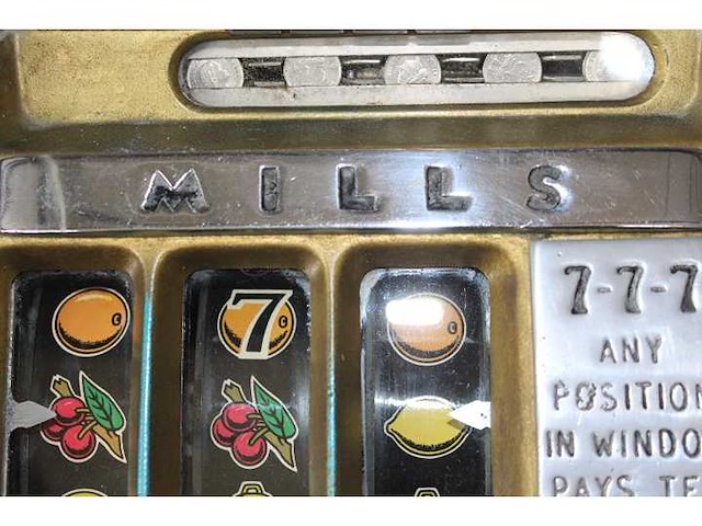 Mills - 1948 - 777 high top - speelautomaat - afbeelding 4 van  9
