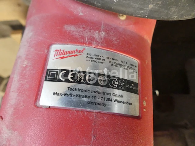 Milwaukee ag 22-230 e molen - afbeelding 4 van  8