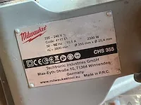 Milwaukee chs 355 steenzaagmachine - afbeelding 3 van  5