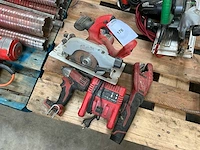 Milwaukee divers accu gereedschap (3x) - afbeelding 1 van  9