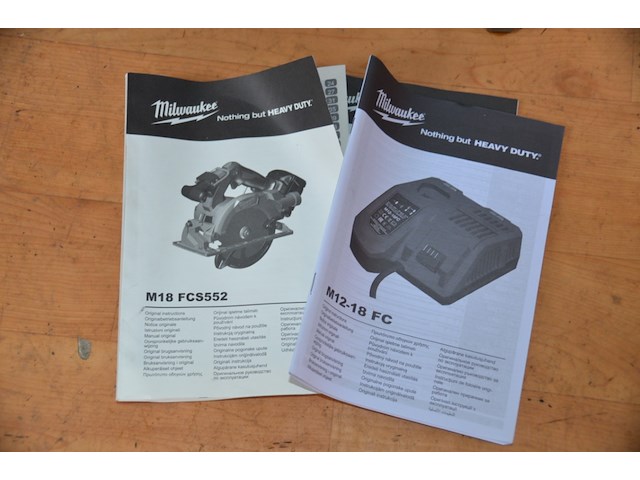 Milwaukee m18 accu-cirkelzaagset (nieuw) - afbeelding 5 van  6