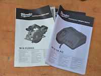 Milwaukee m18 accu-cirkelzaagset (nieuw) - afbeelding 5 van  6