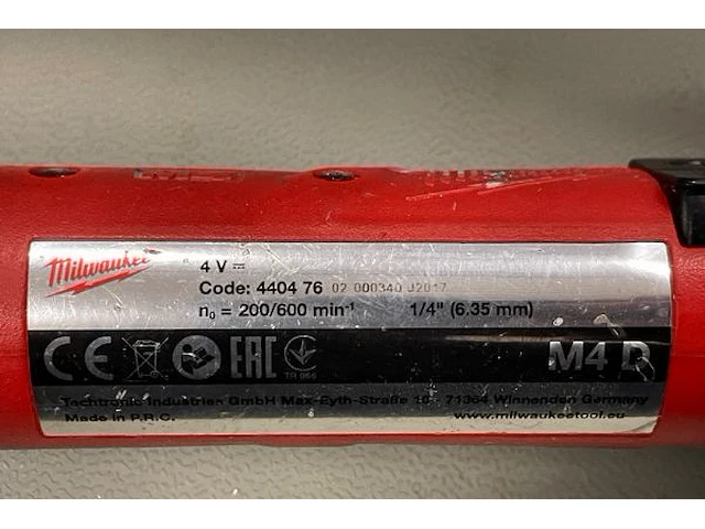 Milwaukee m4d, ratelsleutel met accu - afbeelding 3 van  6