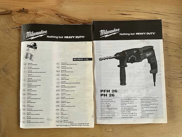 Milwaukee pfh26 ander elektrisch gereedschap - afbeelding 8 van  9