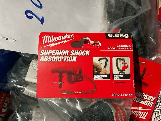 Milwaukee valstopper voor handgereedschap (20x) - afbeelding 3 van  3