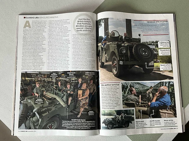 Minerva blindee recce jeep - 1955 - legervoertuig - afbeelding 62 van  67