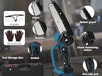 Mini accu kettingzaag - afbeelding 2 van  5