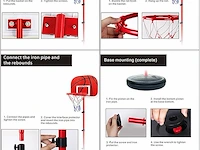 Mini basketball standaard (ringhoogte 63-120cm) - afbeelding 3 van  3
